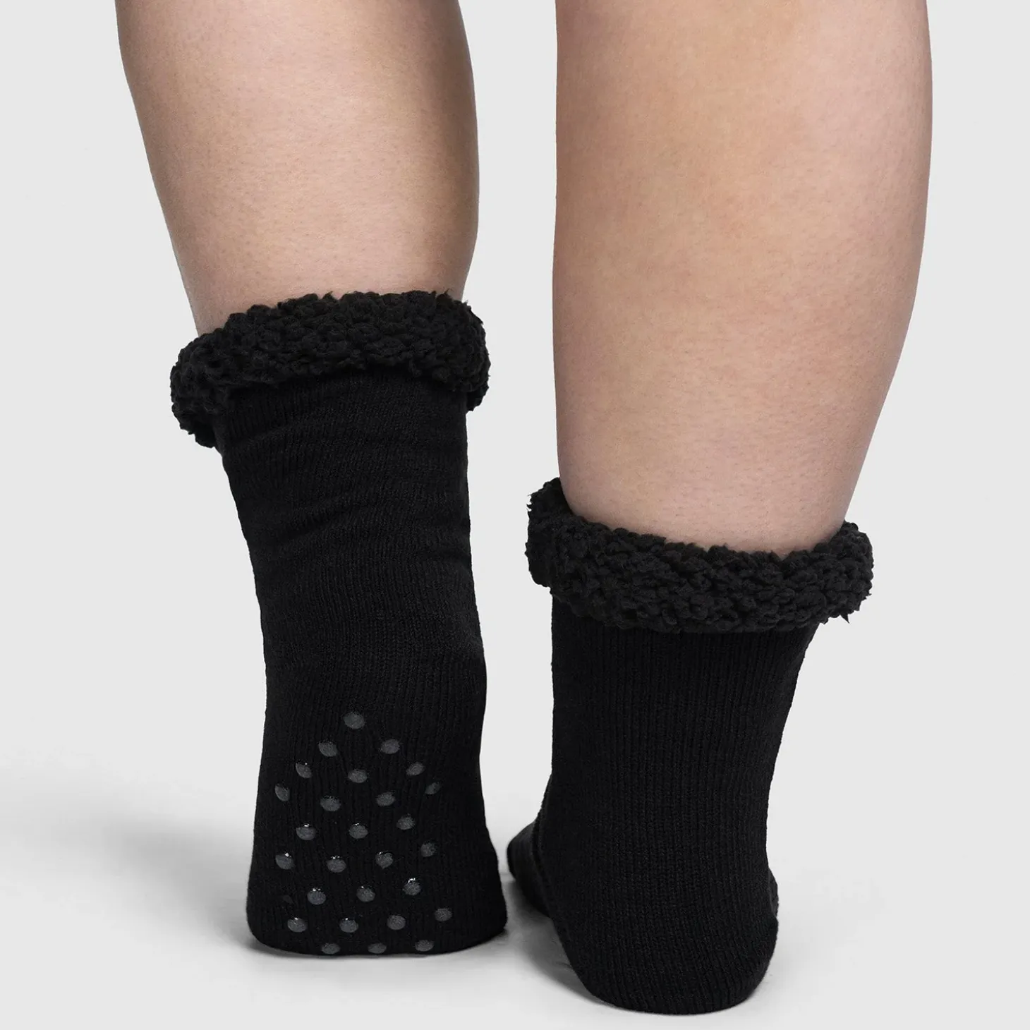 All Black Sherpa Socks