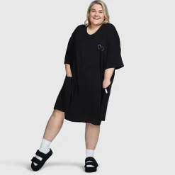 All Black Sleep Tee Nightie
