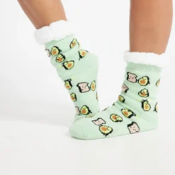 Avocado Sherpa Socks