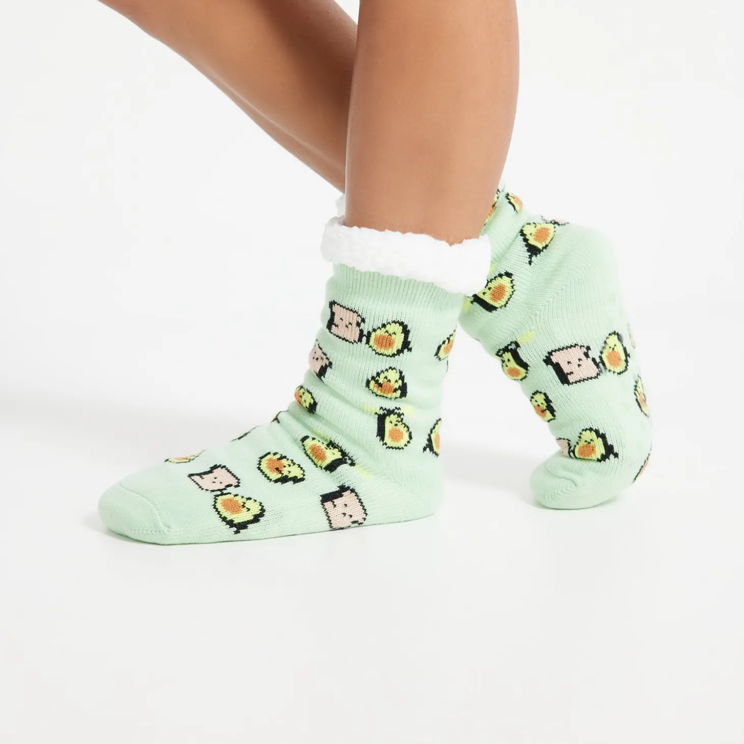 Avocado Sherpa Socks