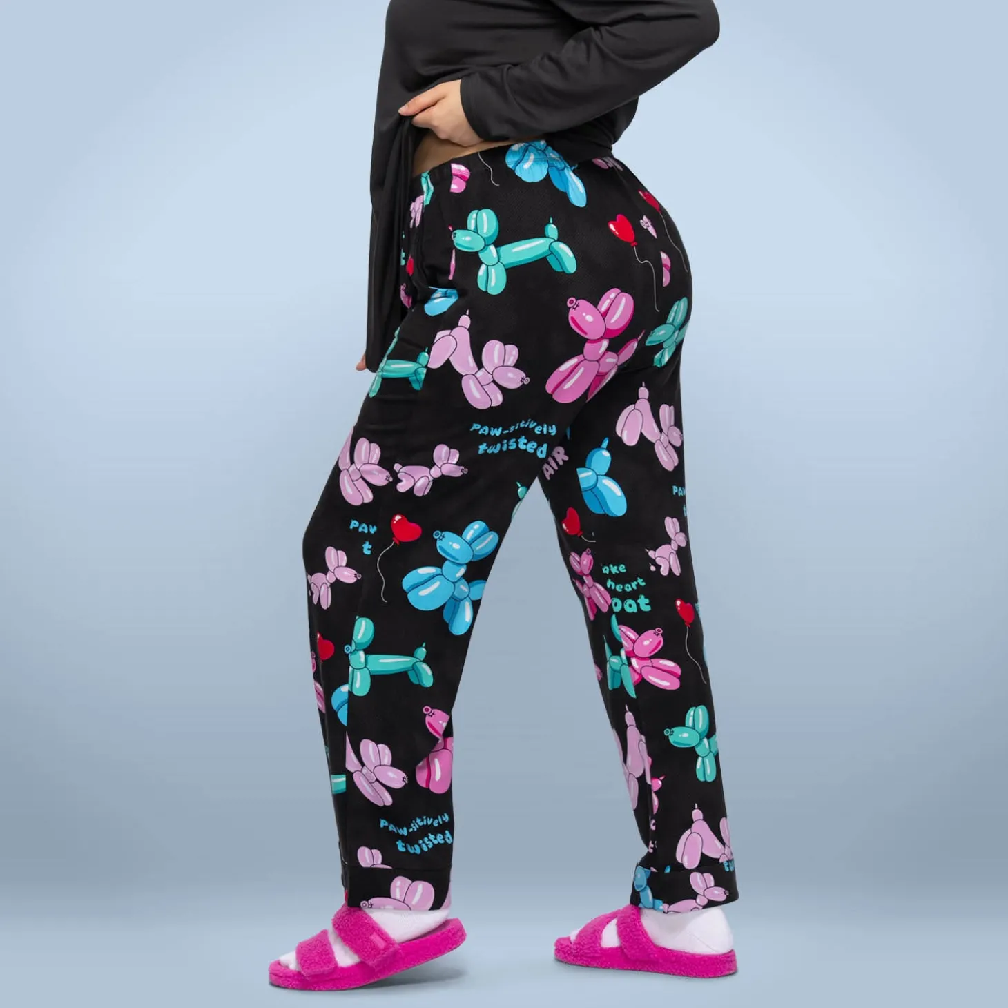 Balloon Dog Cooling Wide Leg PJ Bottom
