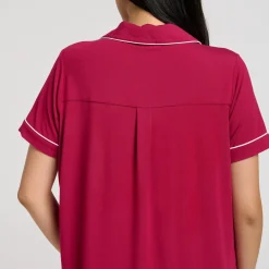 Berry Button Up Nightshirt