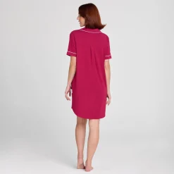 Berry Button Up Nightshirt