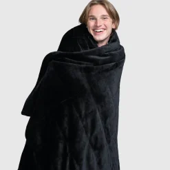 Black Sherpa Blanket