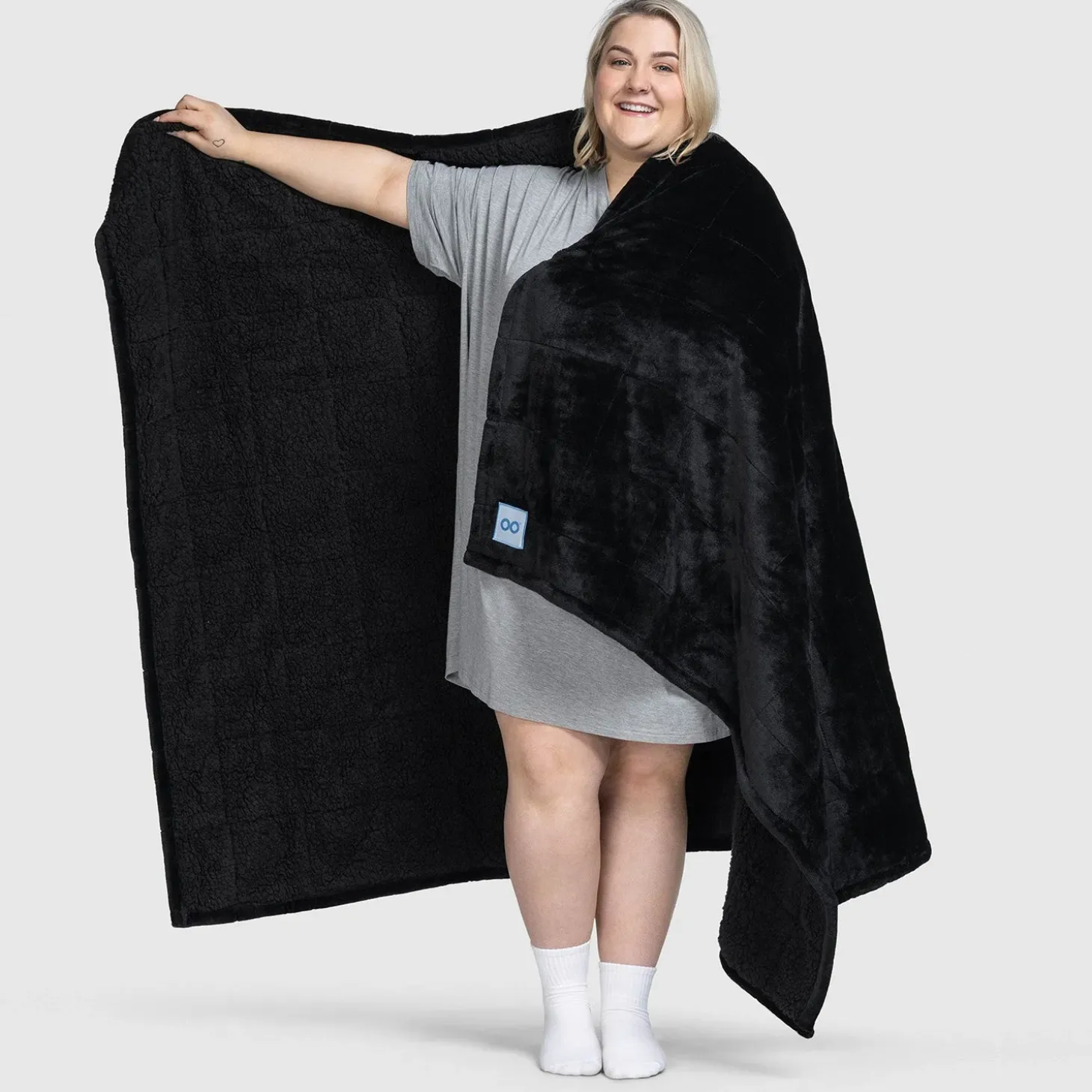 Black Sherpa Blanket