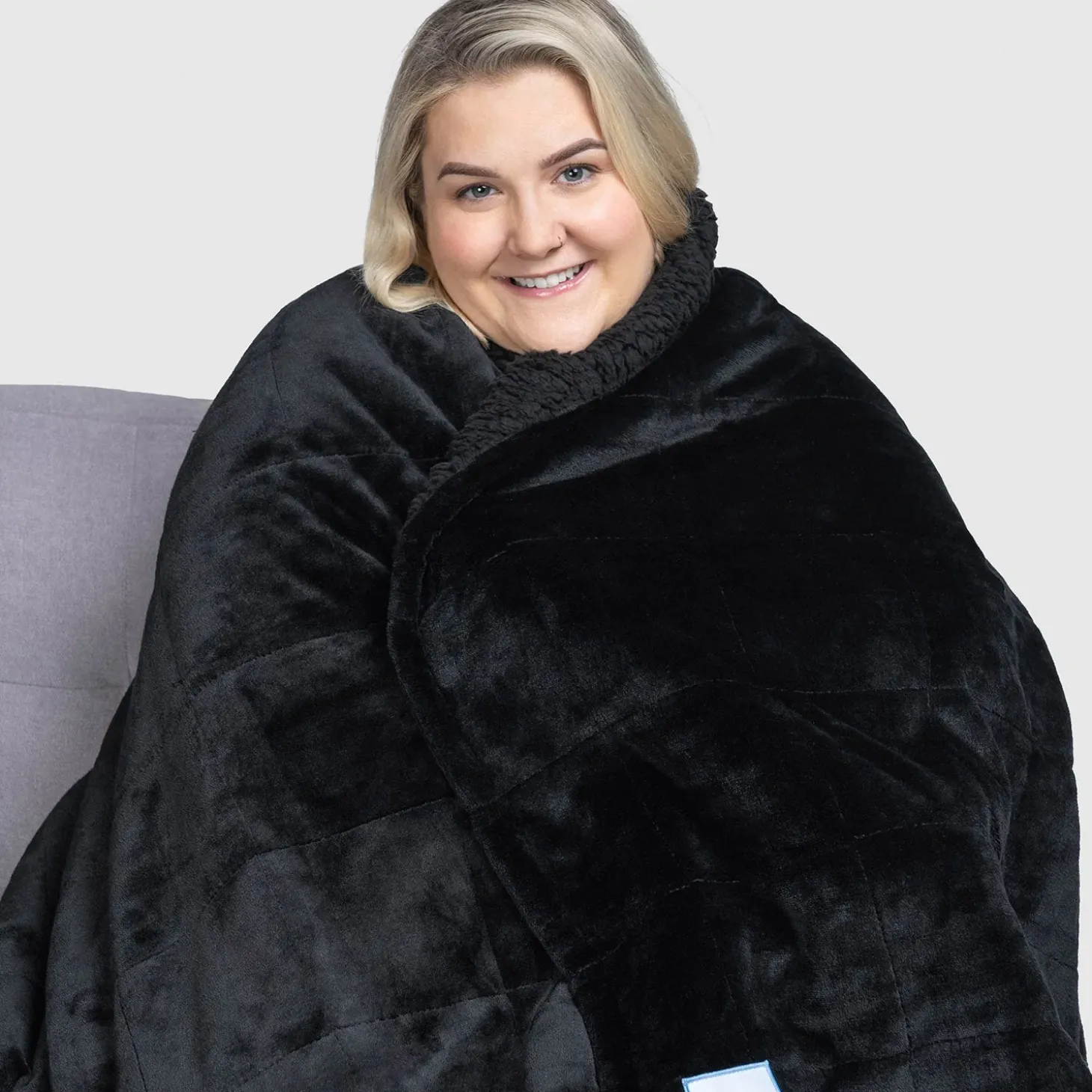 Black Sherpa Blanket