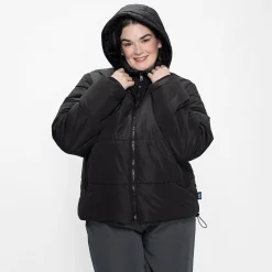 Black/Black Puffer Jacket