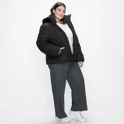 Black/Black Puffer Jacket