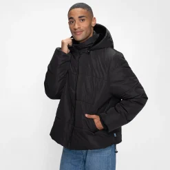 Black/Black Puffer Jacket