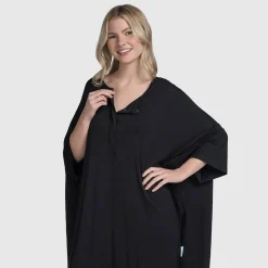 Black Button-Up Sleep Tee Nightie
