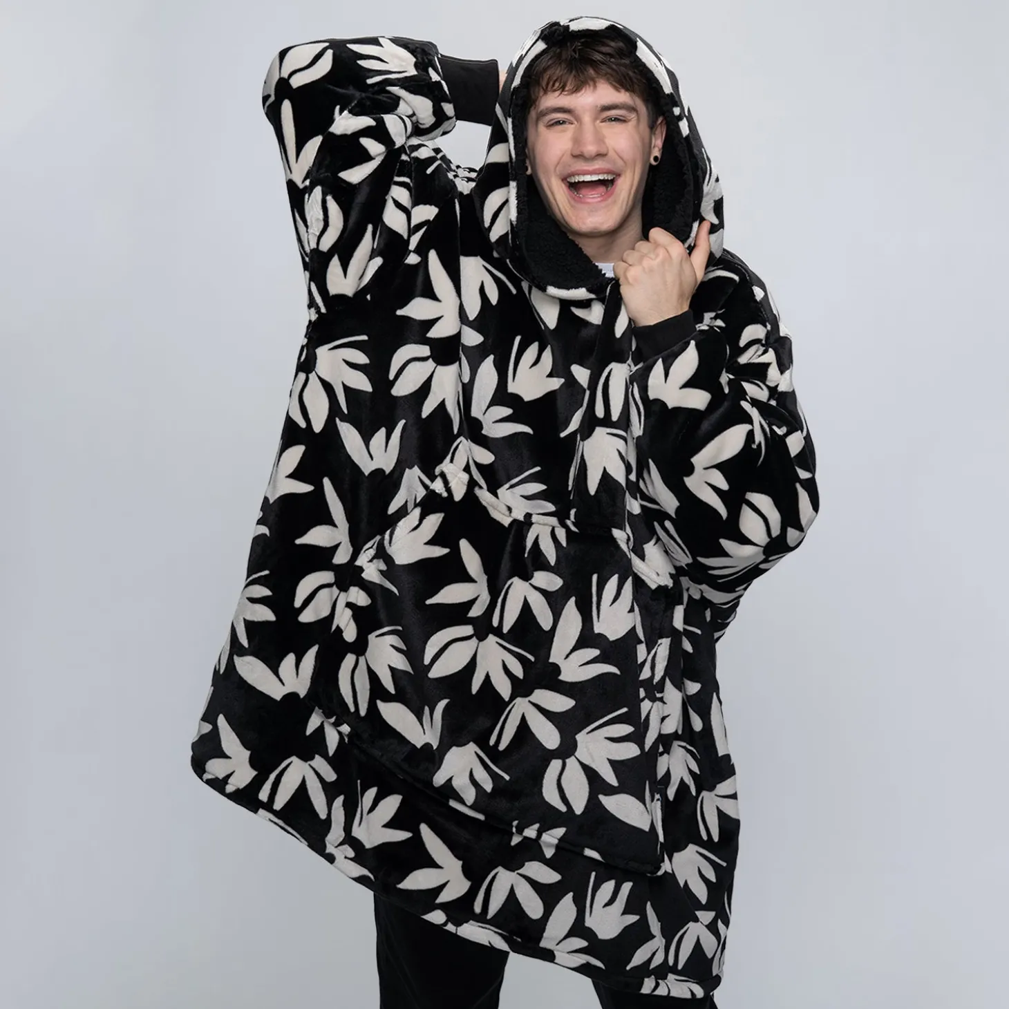 Black Floral Oodie™ Original