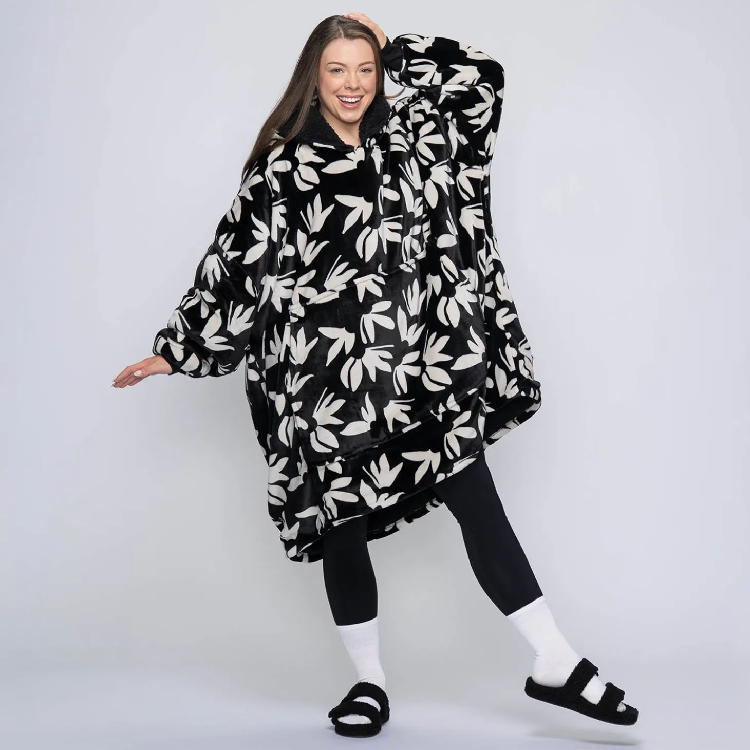 Black Floral Oodie™ Original