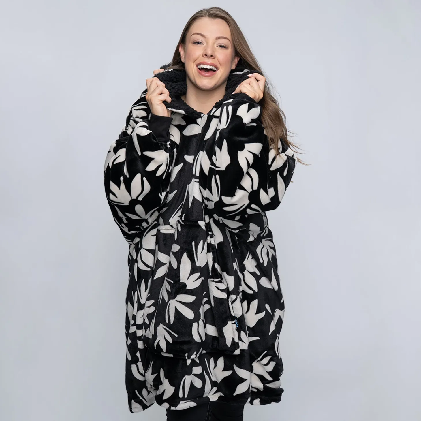 Black Floral Oodie™ Original