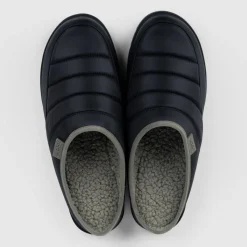 Black Puffer Slip On Shoes