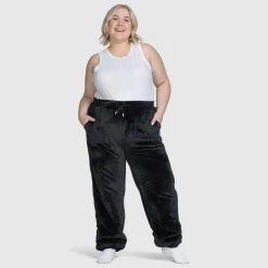 Black Sherpa Cuffed Pant