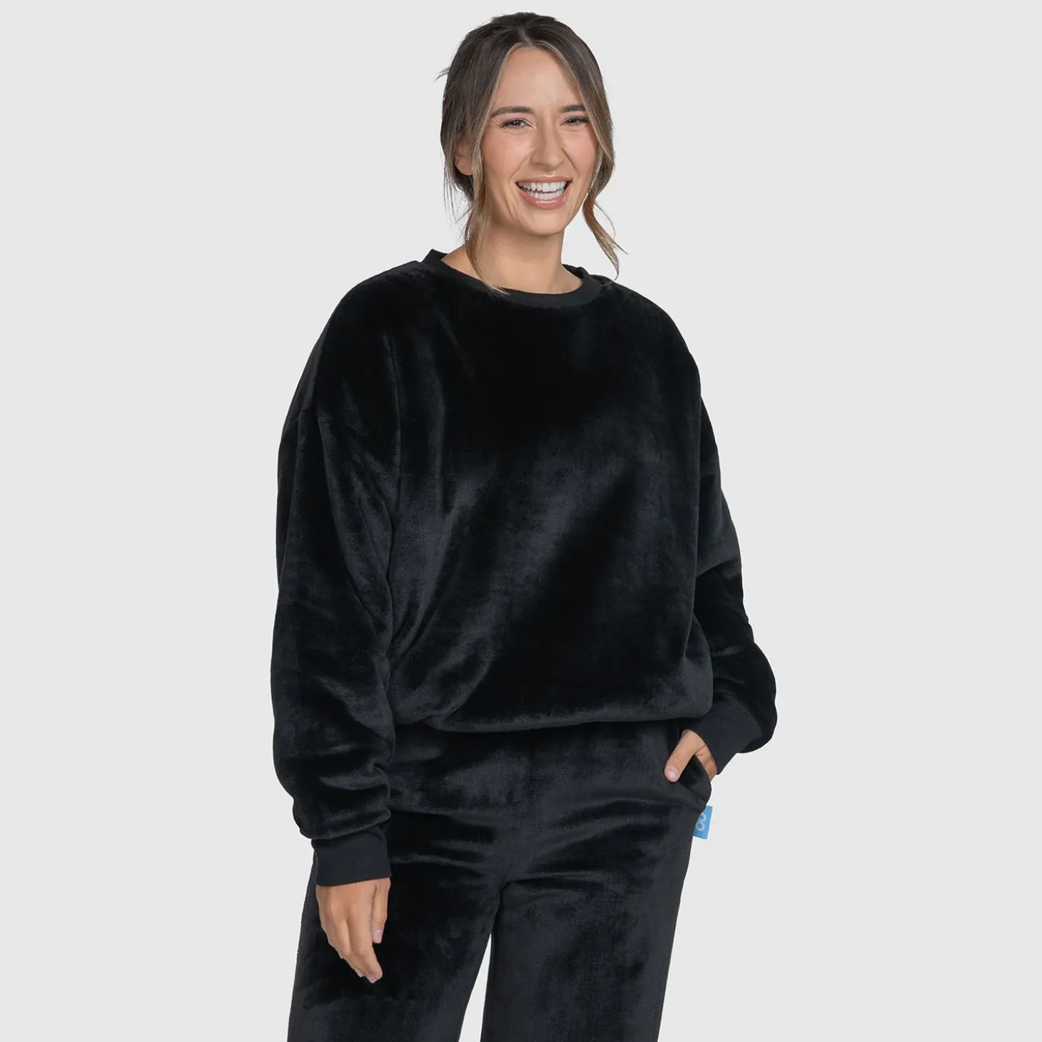 Black Sherpa Jumper