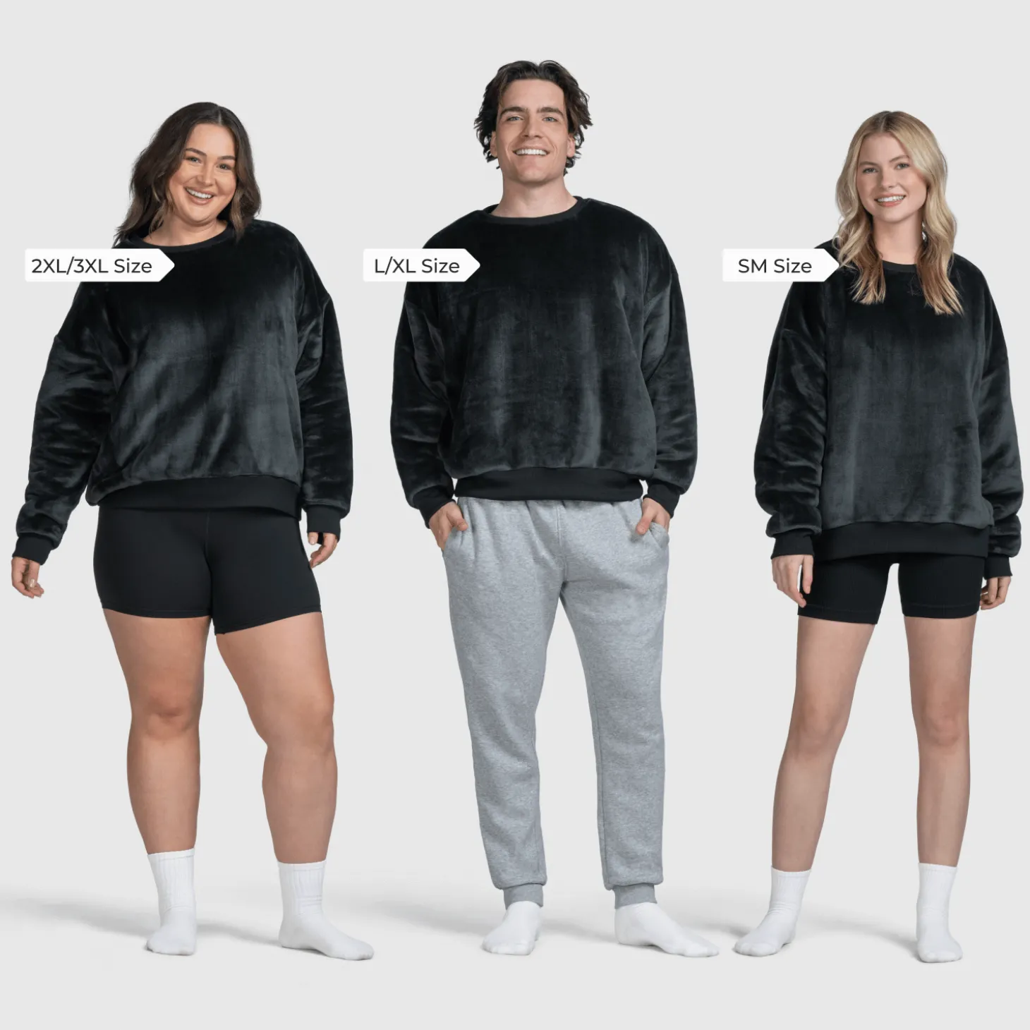 Black Sherpa Jumper
