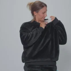 Black Sherpa Jumper