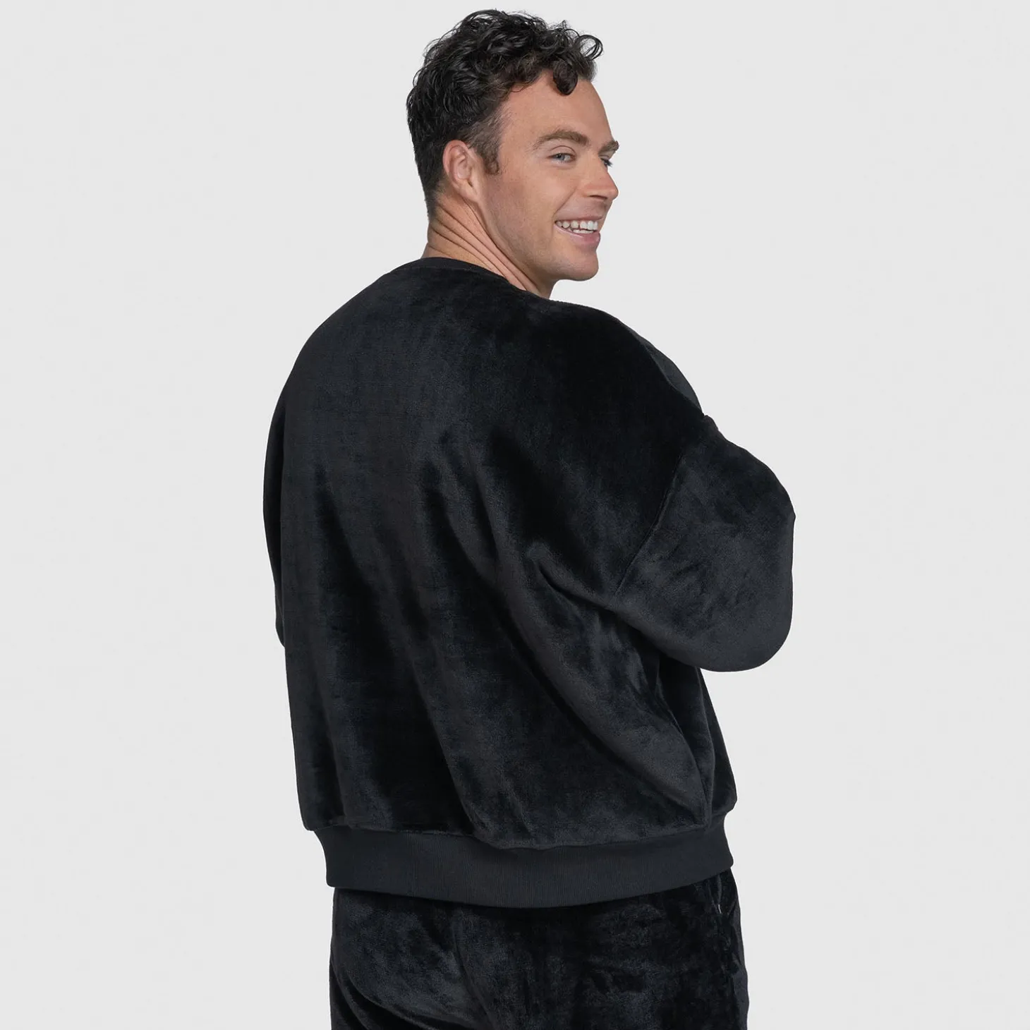 Black Sherpa Jumper