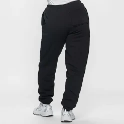 Black Sherpa Lined Cuff Trackpant