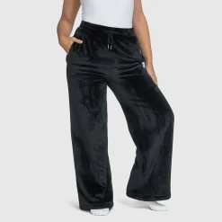 Black Sherpa Wide Leg Pant