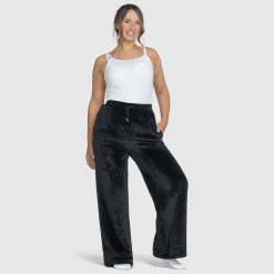 Black Sherpa Wide Leg Pant