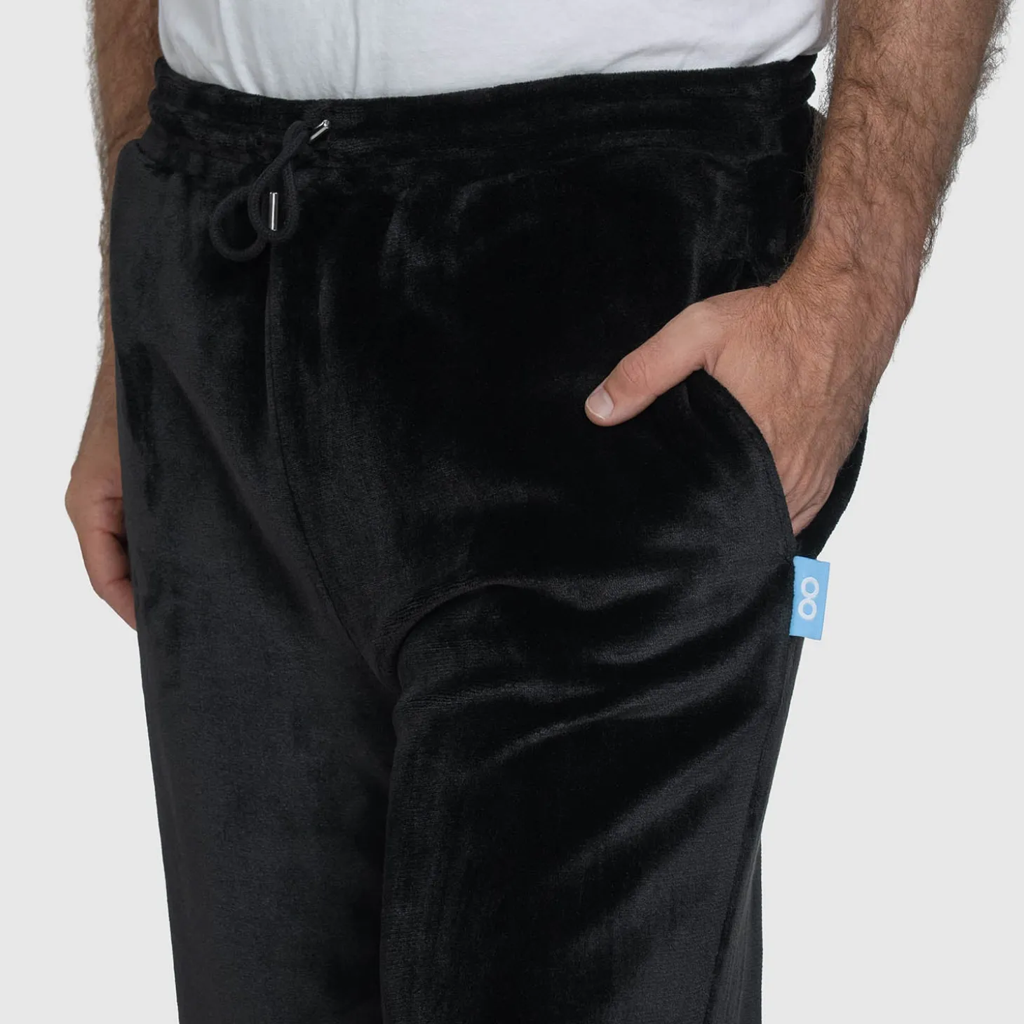 Black Sherpa Wide Leg Pant