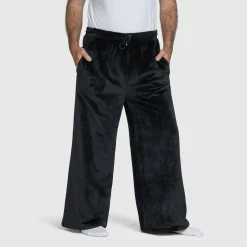 Black Sherpa Wide Leg Pant