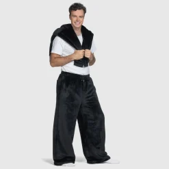 Black Sherpa Wide Leg Pant