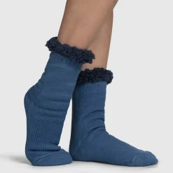 Blue Sherpa Socks