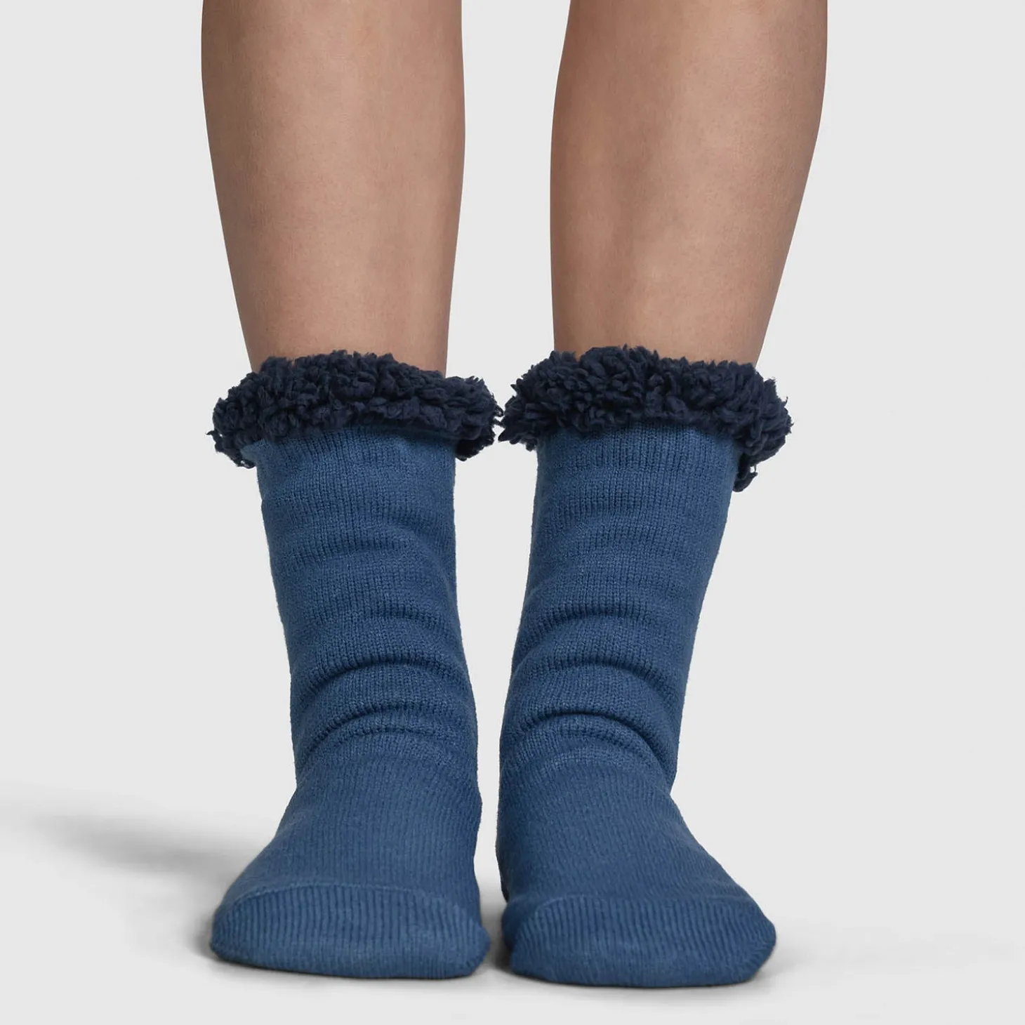 Blue Sherpa Socks