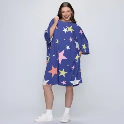 Blue Starry Night Sleep Tee Nightie