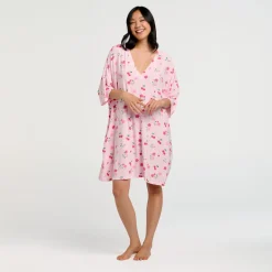 Blush Cherry V-Neck Sleep Tee Nightie
