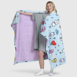 BT21 Group Sherpa Blanket Licensed