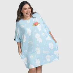 BT21 Group Sleep Tee Nightie Licensed