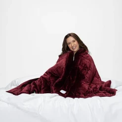 Burgundy Weighted Blanket