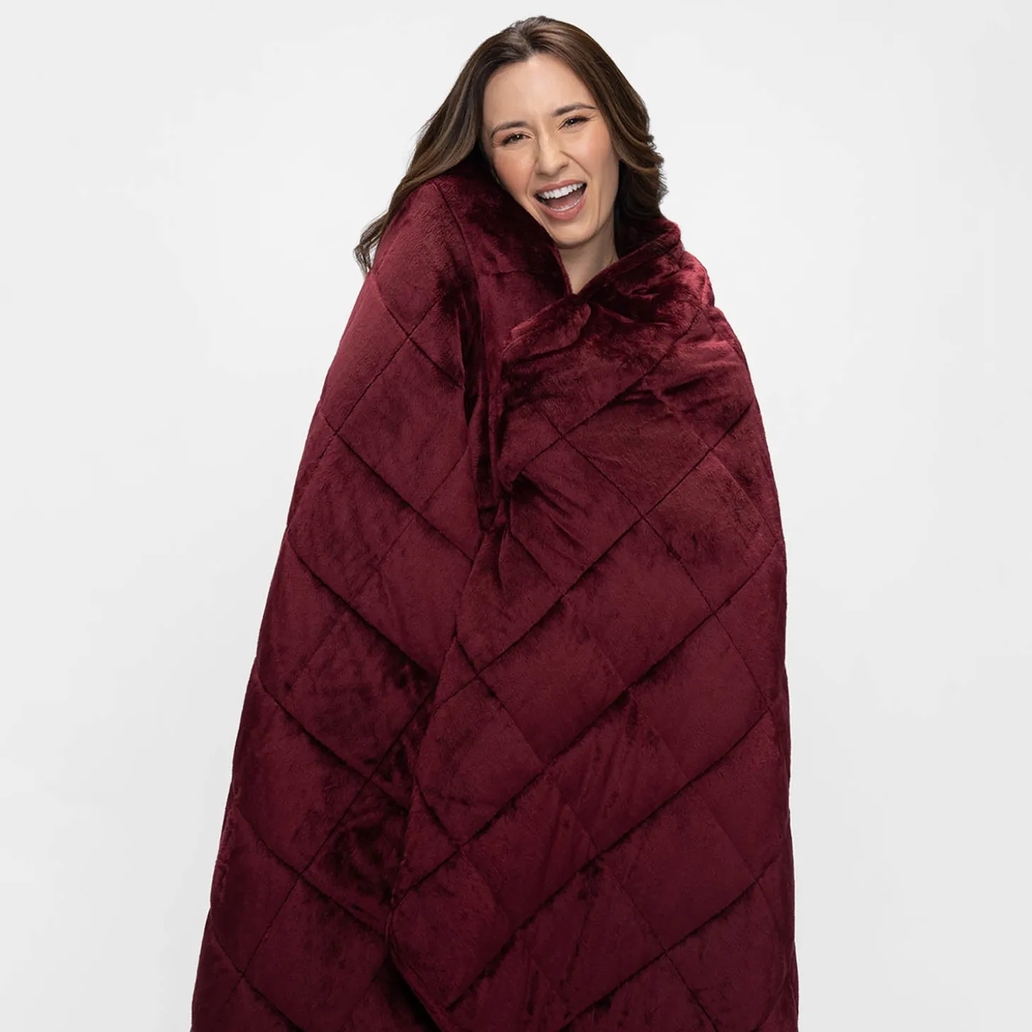 Burgundy Weighted Blanket