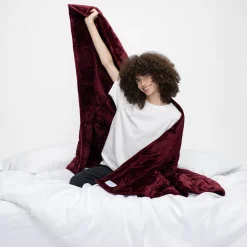 Burgundy Weighted Blanket