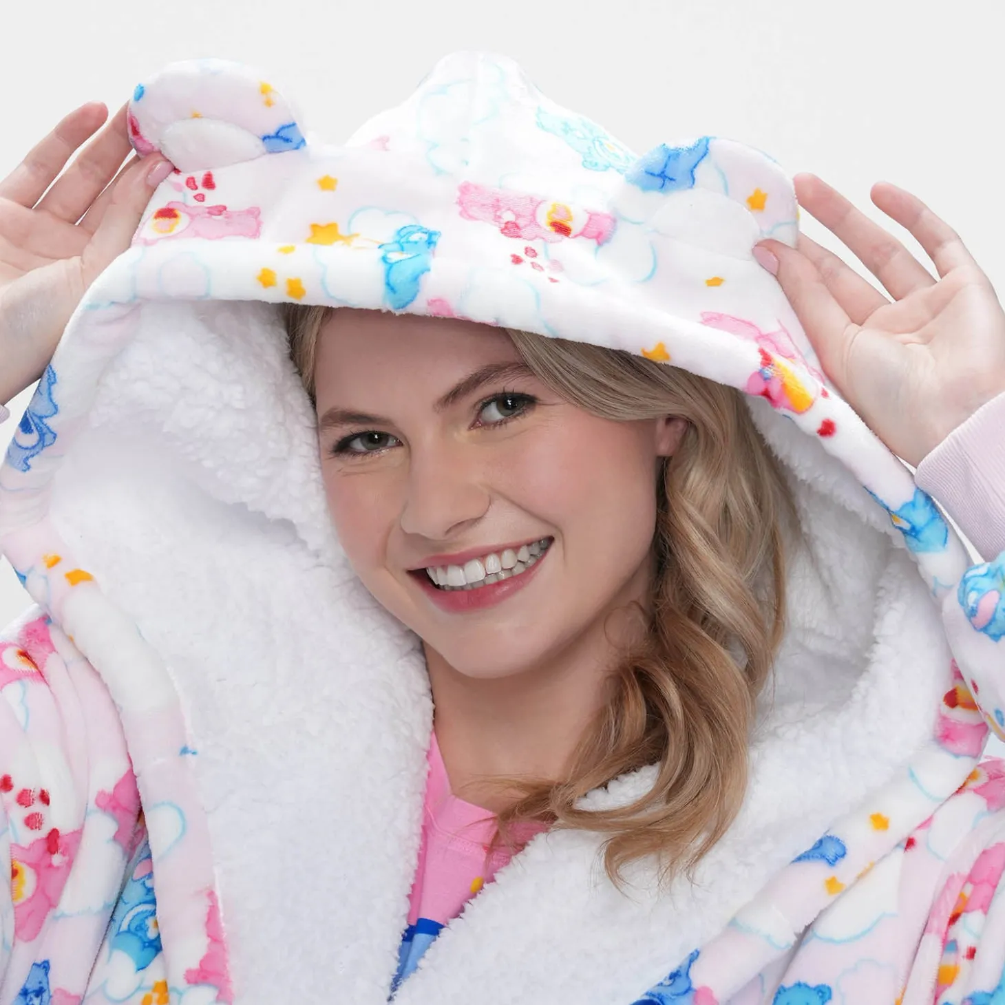 Care Bears™ Clouds Sherpa Dressing Gown Licensed