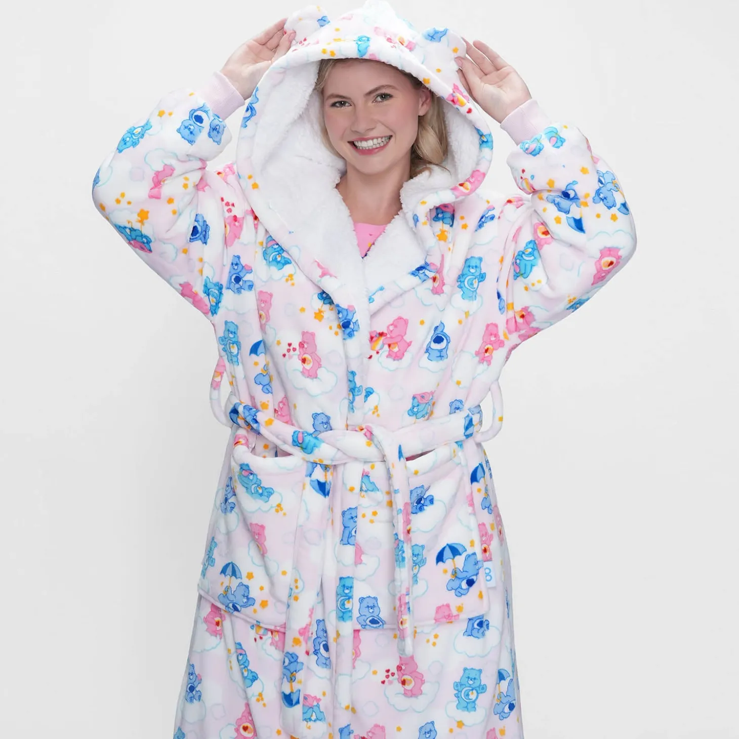 Care Bears™ Clouds Sherpa Dressing Gown Licensed