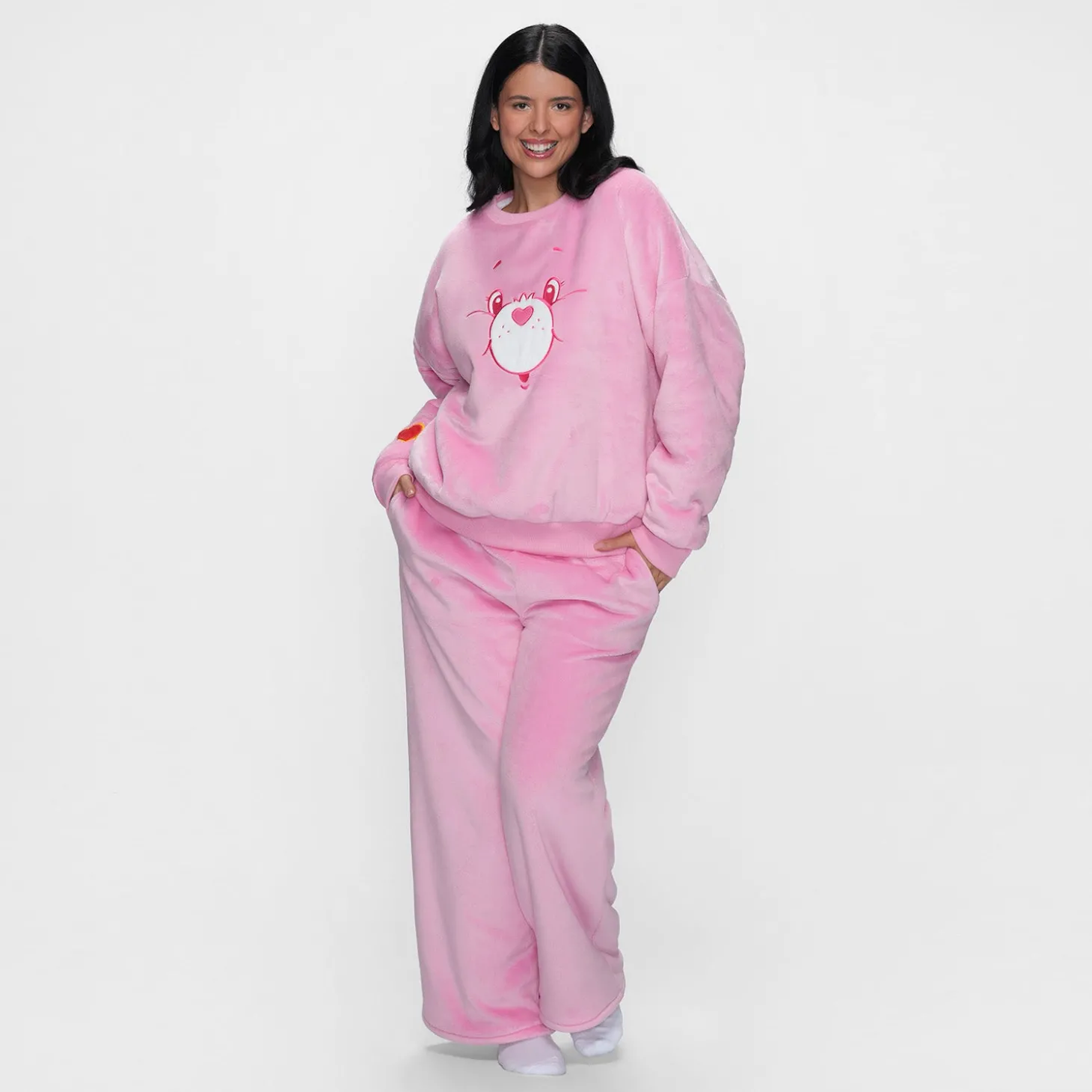 Care Bears™ Love-a-Lot Sherpa Wide Leg Pant Licensed