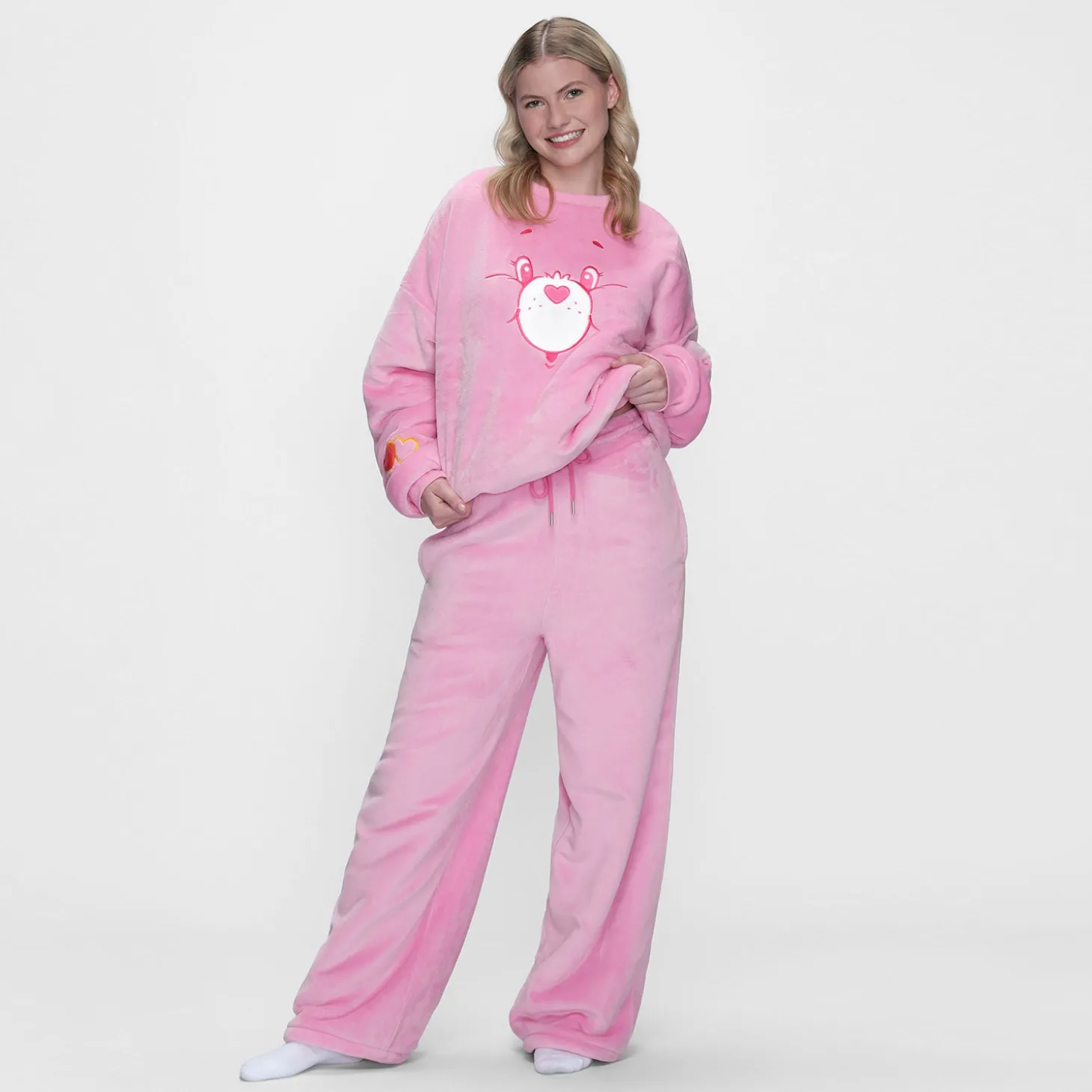 Care Bears™ Love-a-Lot Sherpa Wide Leg Pant Licensed