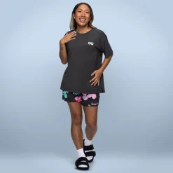 Charcoal Cooling Short Sleeve PJ Top