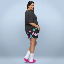Charcoal Cooling Short Sleeve PJ Top