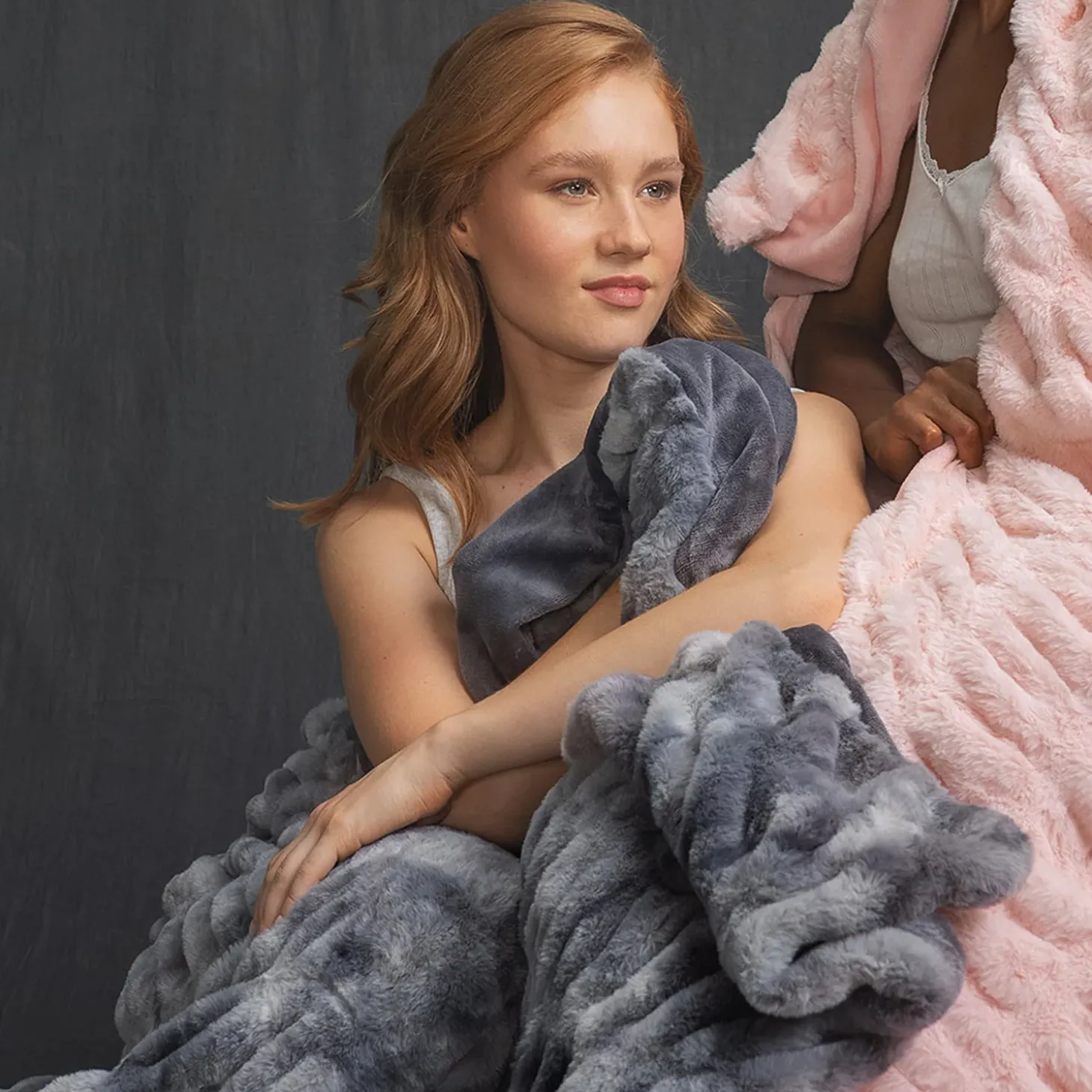 Charcoal Luxe Luxe Blanket