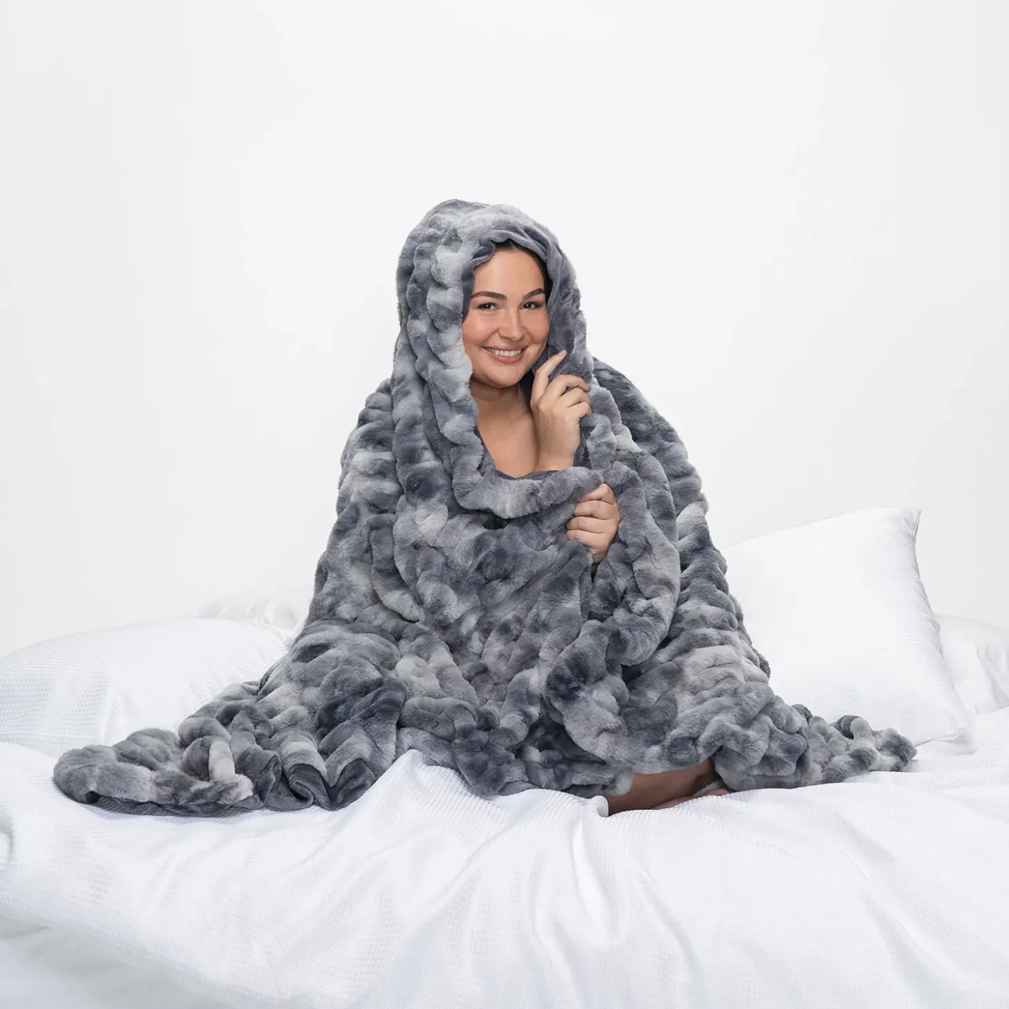 Charcoal Luxe Luxe Blanket