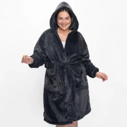 Charcoal Luxe Luxe Dressing Gown
