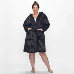 Charcoal Luxe Luxe Dressing Gown