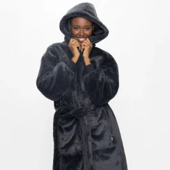 Charcoal Luxe Luxe Dressing Gown