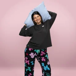 Charcoal Warming Long Sleeve PJ Top